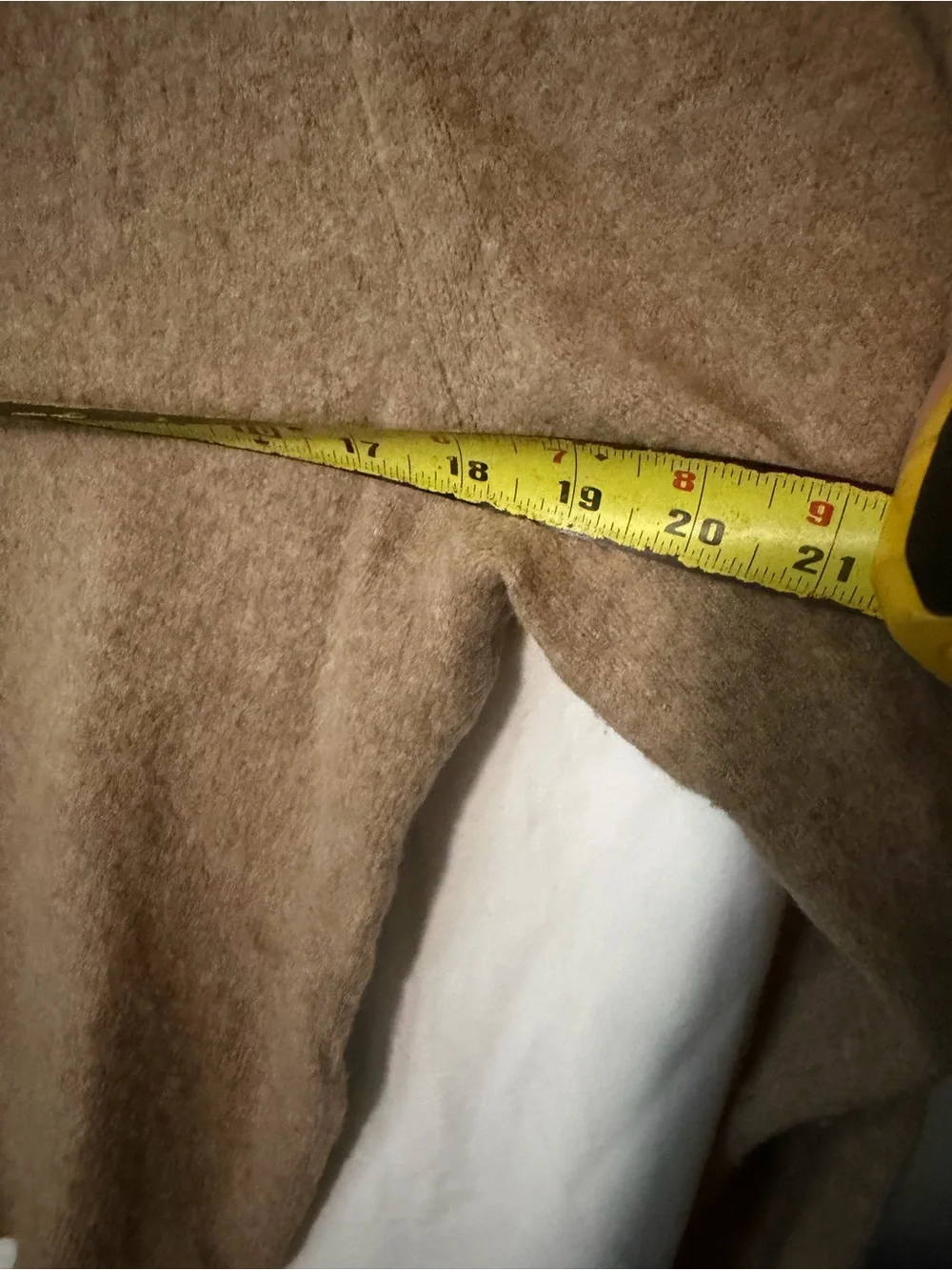 J. Crew women’s  V-Neck Polo Sweater in Camel Brown “extra soft” fits loose
